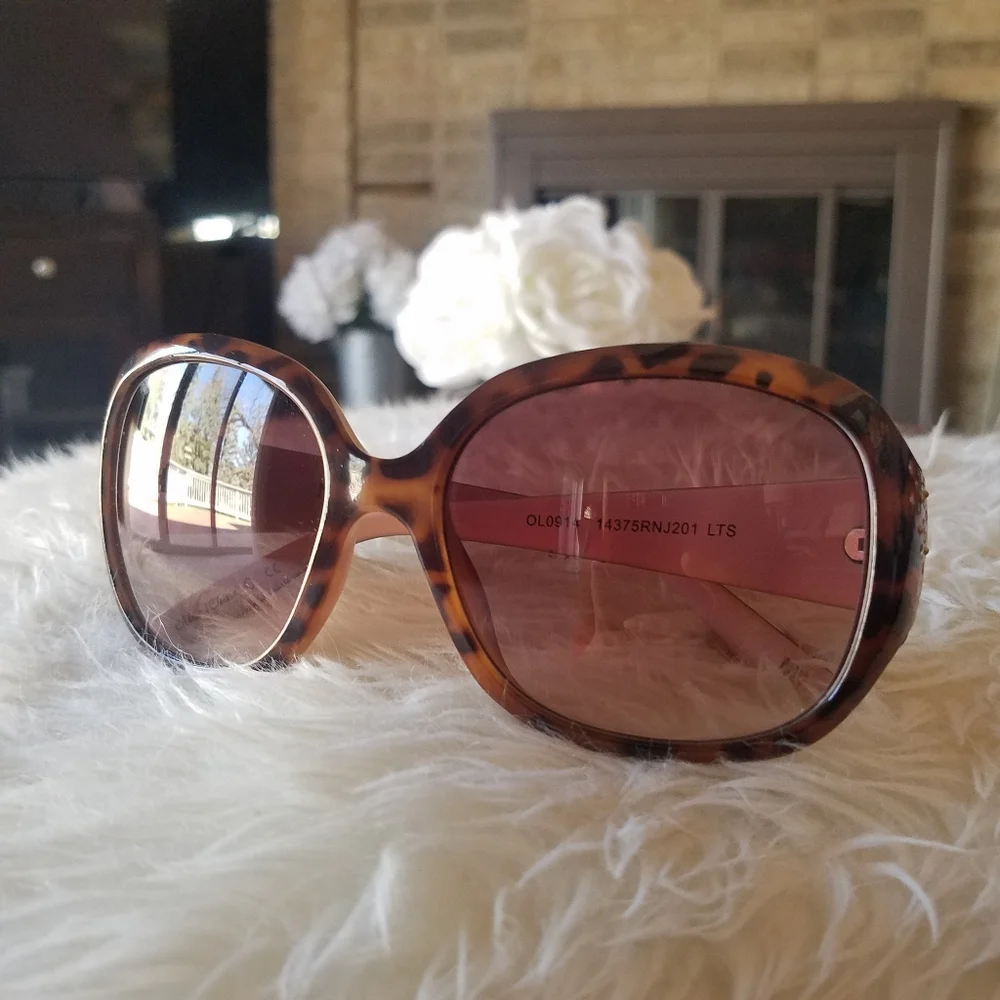 Women’s Nine West Brown Tortoise Sunglasses NEW